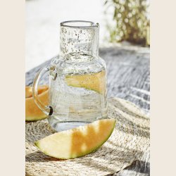 Glaskande med bobler