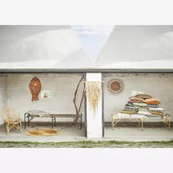 Vgdekoration i palmeblade