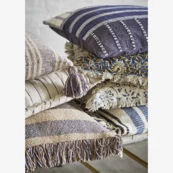 Bomuldspude med frynser